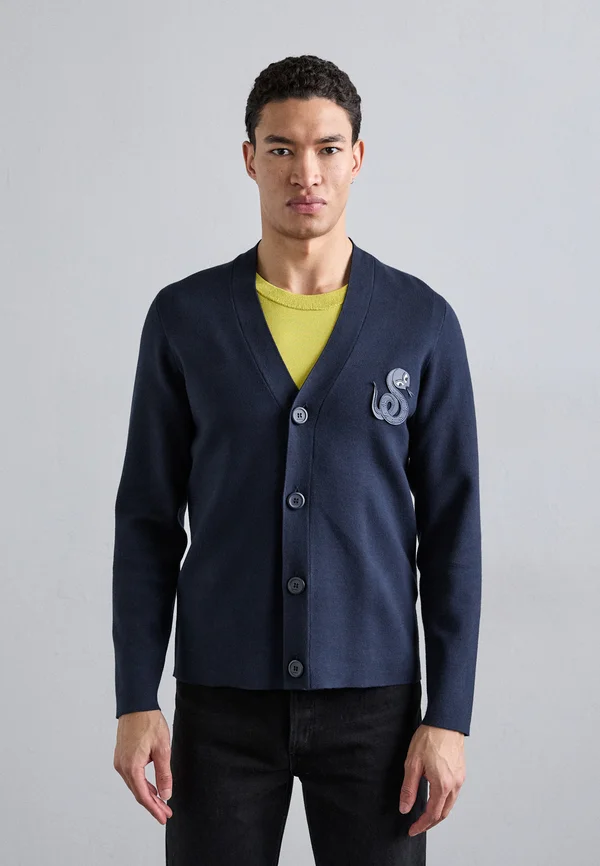 CARDIGAN - Strickjacke - midnight blue