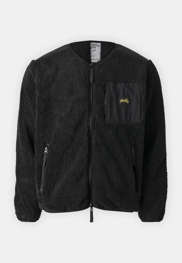 CARDIGAN UNISEX - Fleecejacke - black