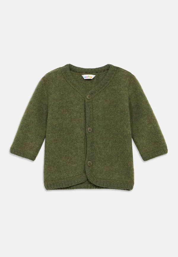 CARDIGAN WOOL UNISEX - Strickjacke - olive
