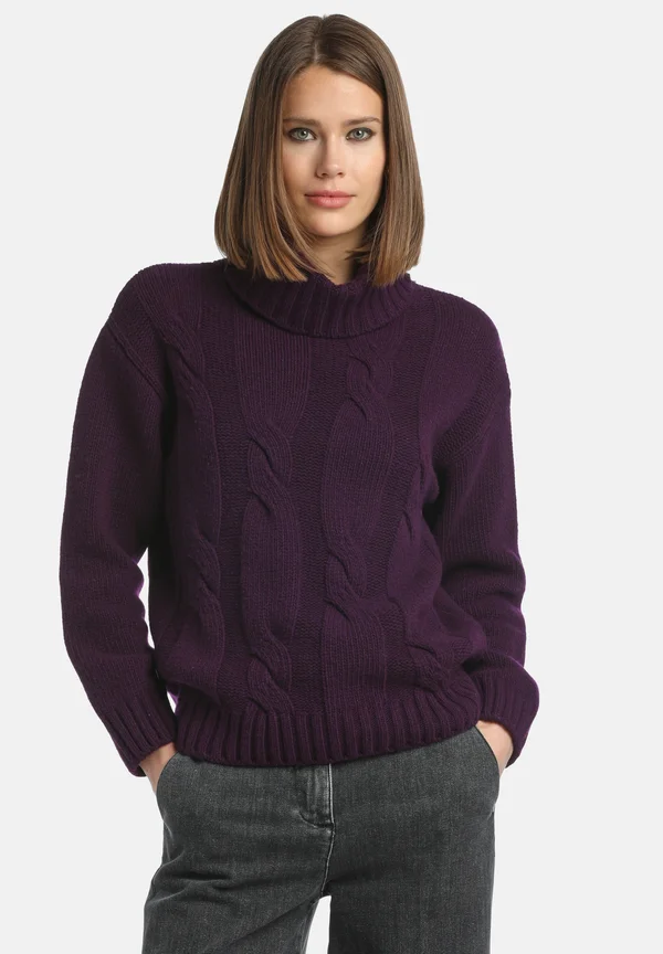 CAREMA - Strickpullover - viola