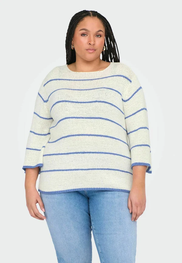 CARGEENA - Strickpullover - cloud dancer