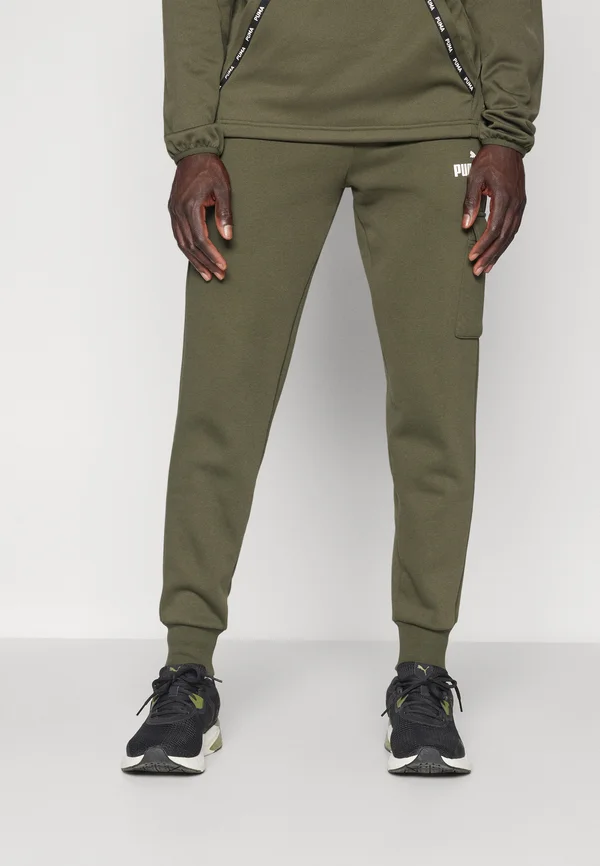 CARGO PANTS - Jogginghose - dark olive