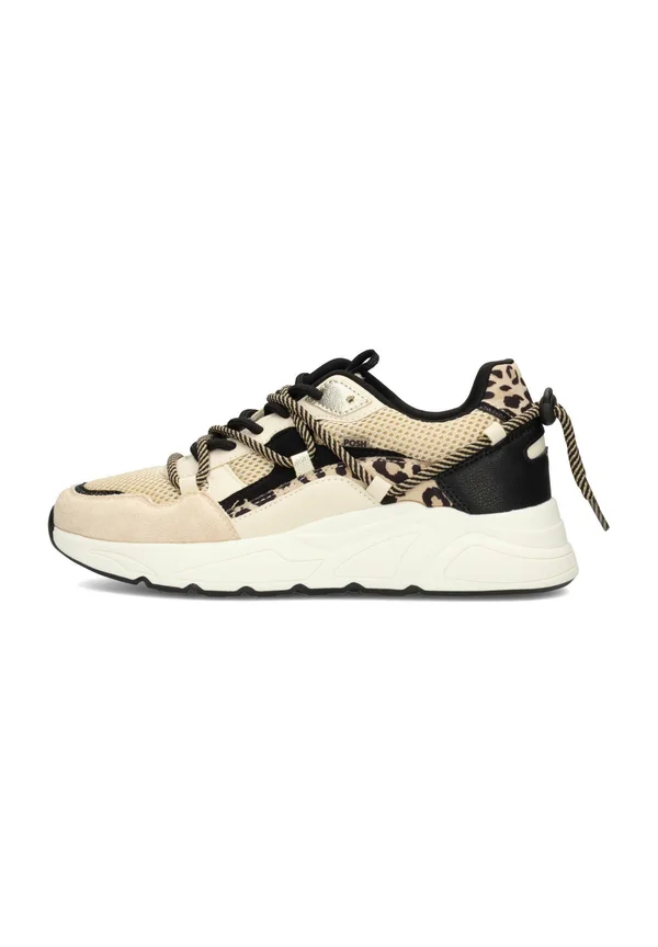 CARI SNEAKERS - Sneaker low - beige with animal print