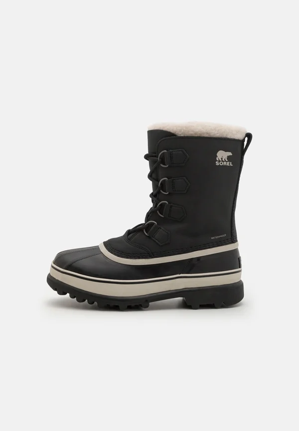 CARIBOU WP - Snowboot/Winterstiefel - black/stone