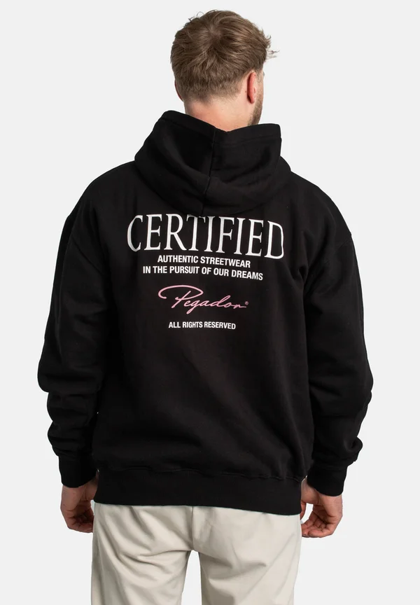 CARILLO - Sweatjacke - washed black