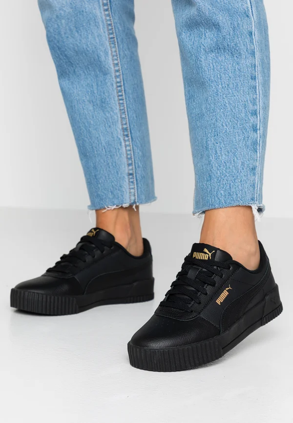 CARINA  - Sneaker low - black/team gold