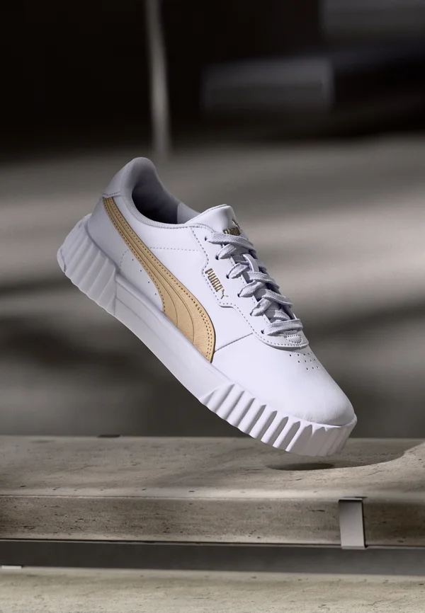 CARINA  - Sneaker low - white light sand gold