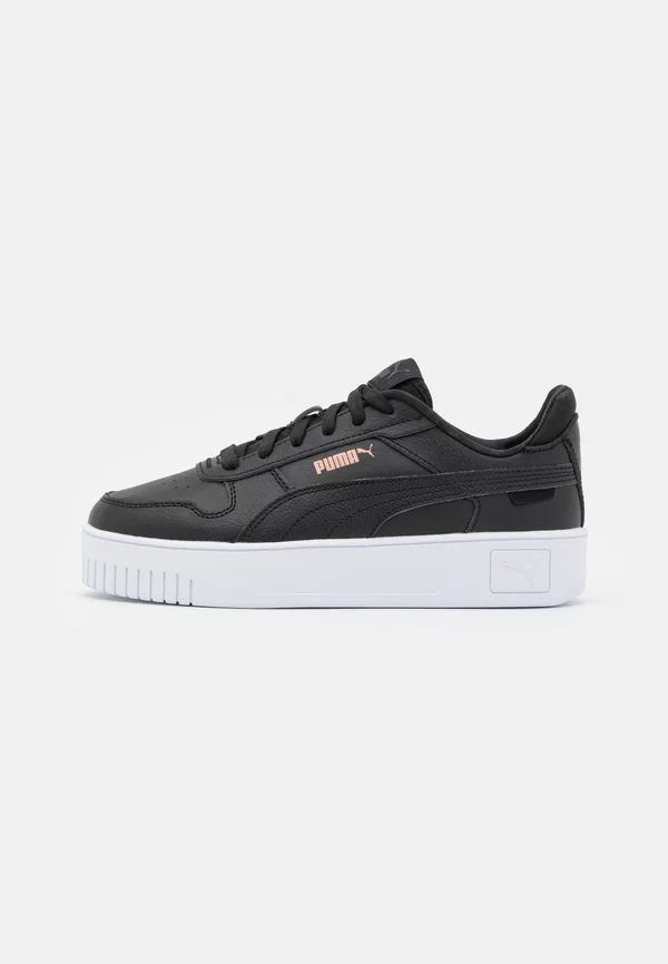 CARINA STREET - Sneaker low - black/rose gold/white