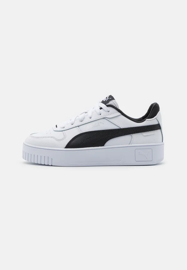 CARINA STREET - Sneaker low - white/black/silver