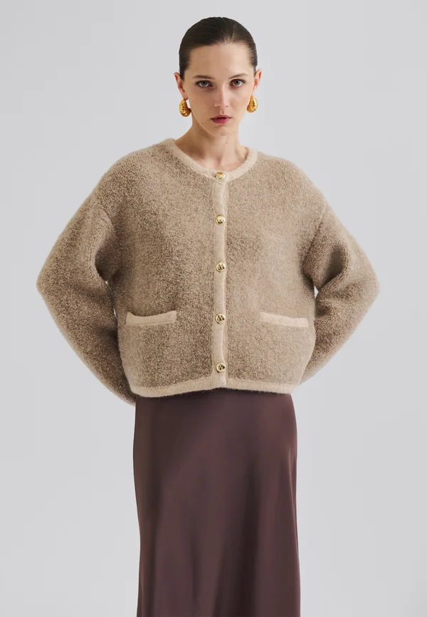 CARLY - Strickjacke - beige