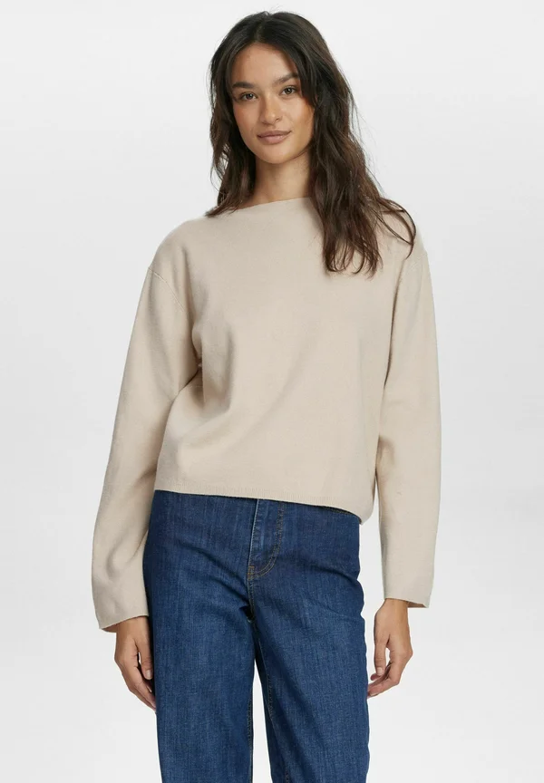 CARMA CROP  - Strickpullover - grey morn