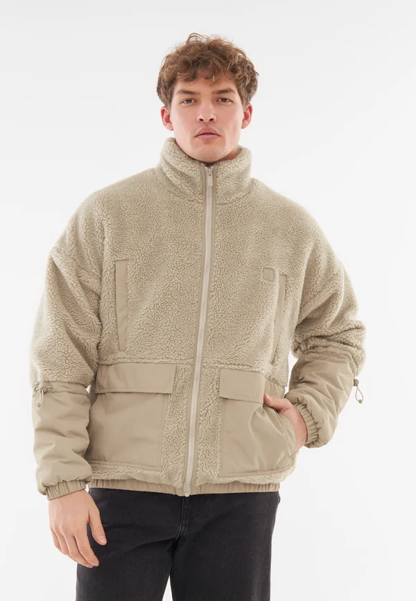 CARSON - Fleecejacke - beige