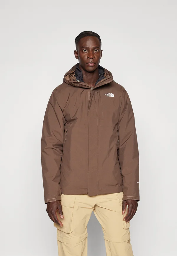 CARTO TRICLIMATE JACKET - Softshelljacke - smokey brown/black