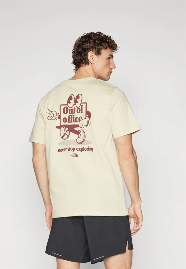 CARTOON LOGO RELAXED TEE - T-Shirt print - gravel