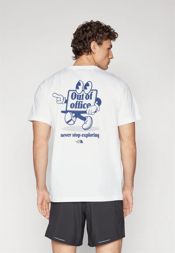 CARTOON LOGO RELAXED TEE - T-Shirt print - white