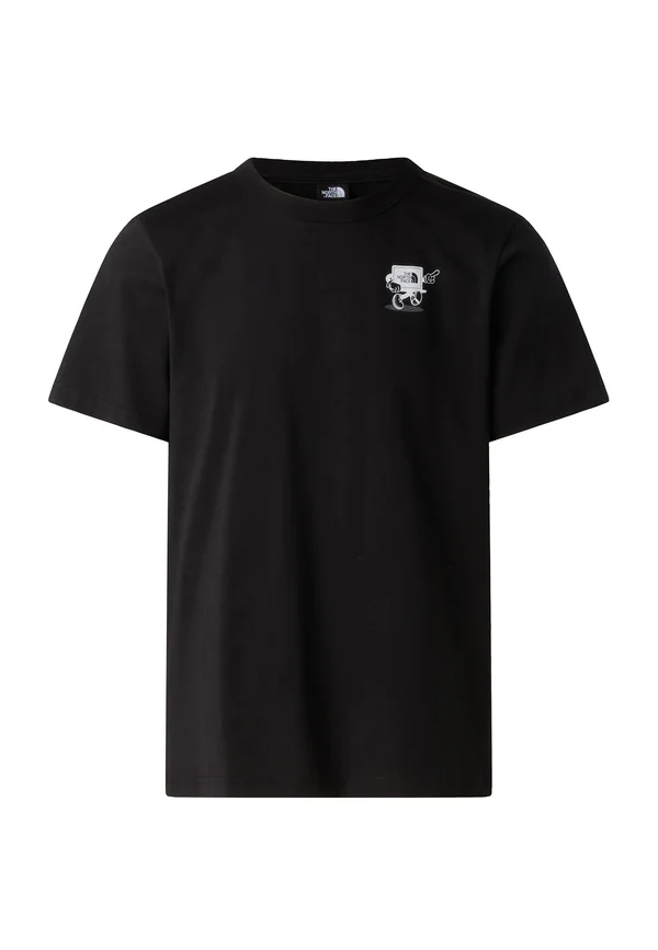 CARTOON LOGO - T-Shirt print - tnf black
