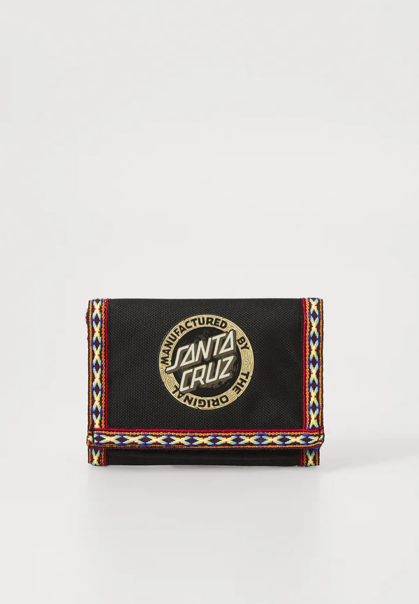 CARVED WALLET UNISEX - Geldbörse - black