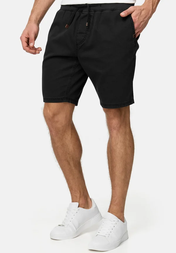 CARVER - Jeans Shorts - black