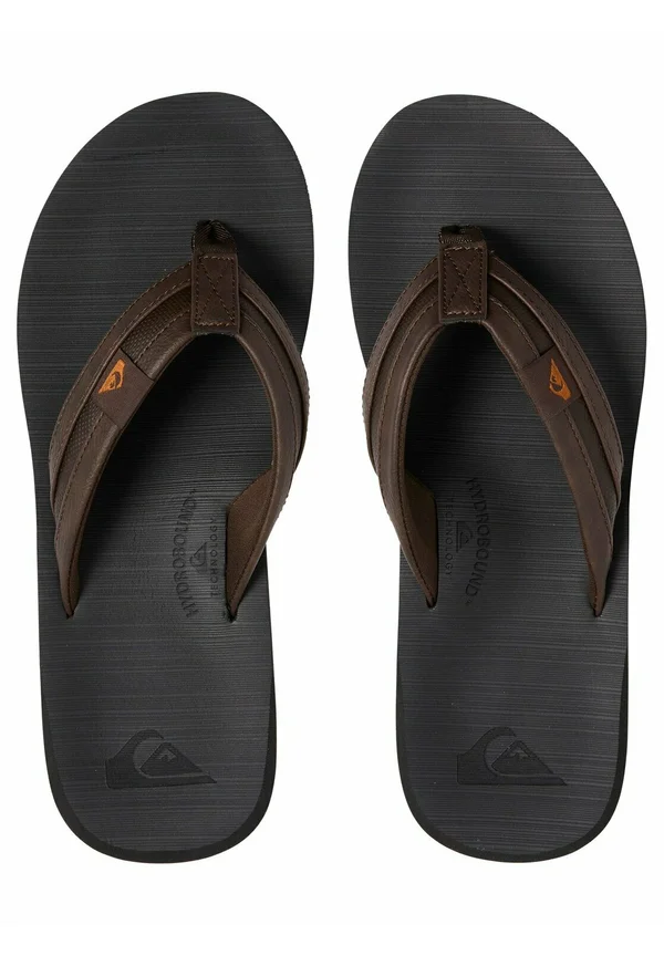CARVER SQUISH - Zehentrenner - brown/black/brown
