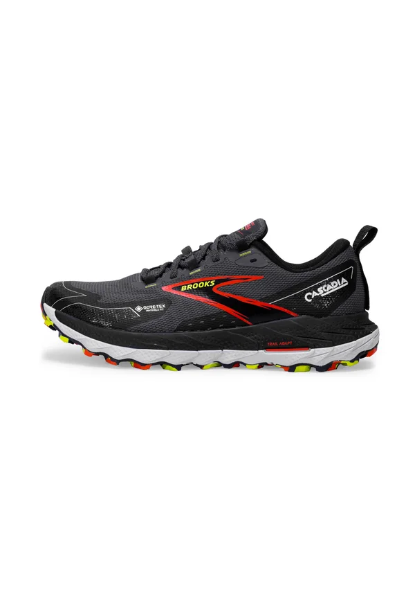 CASCADIA 18 GTX - Laufschuh Trail - blackened pearl black tomato