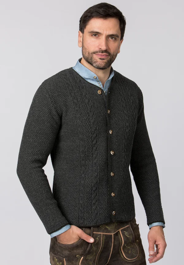 CASELLI - Strickjacke - anthrazit