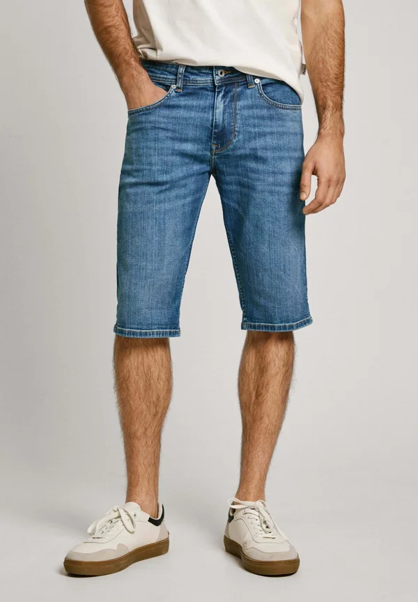CASH - Jeans Shorts - medium washed