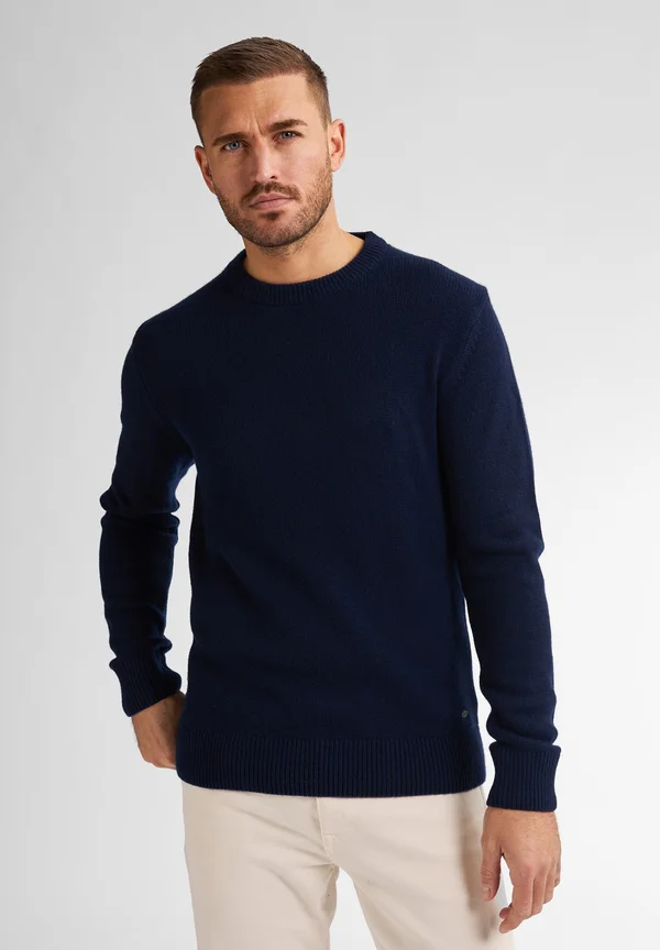 CASHMERE KNIT BALTO - Strickpullover - deep navy