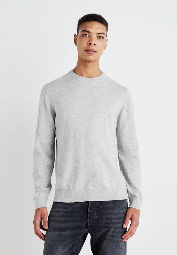 CASHSOFT CREW - Strickpullover - mottled grey