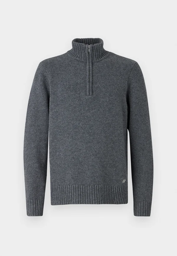 CASTLE HALF ZIP UNISEX - Strickpullover - blue
