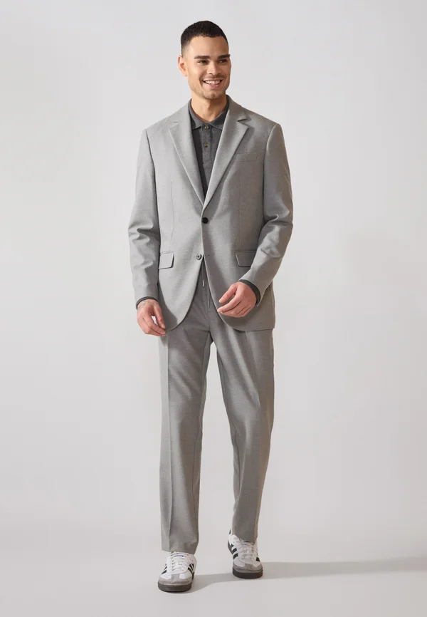 CASUAL SUIT - Anzug - mottled light grey