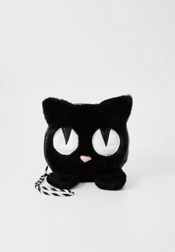 CAT BAG UNISEX - Umhängetasche - black