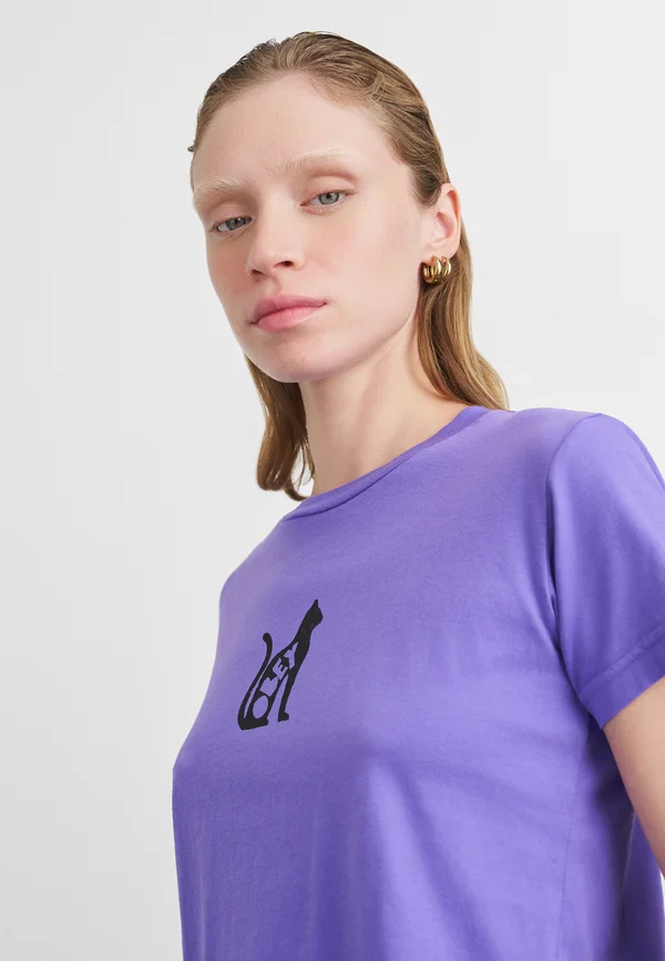 CAT - T-Shirt print - purple opulence
