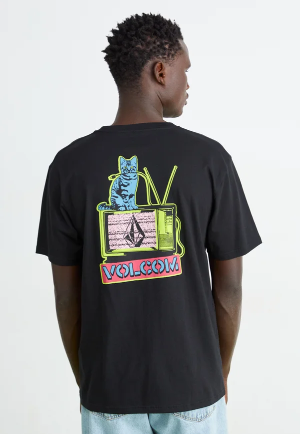 CATV - T-Shirt print - black