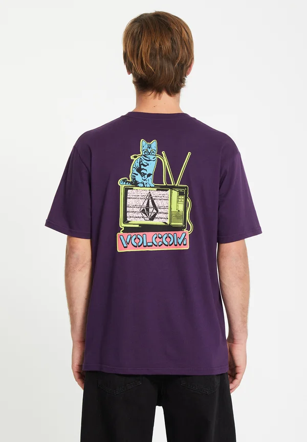 CATV - T-Shirt print - grape royale