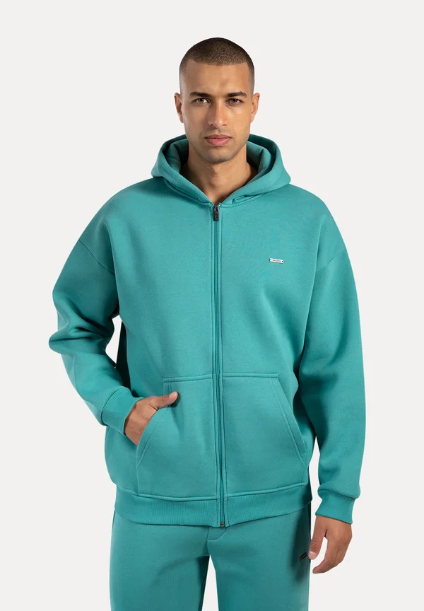 CEDRIK BASIC ZIPPER - Sweatjacke - petrol