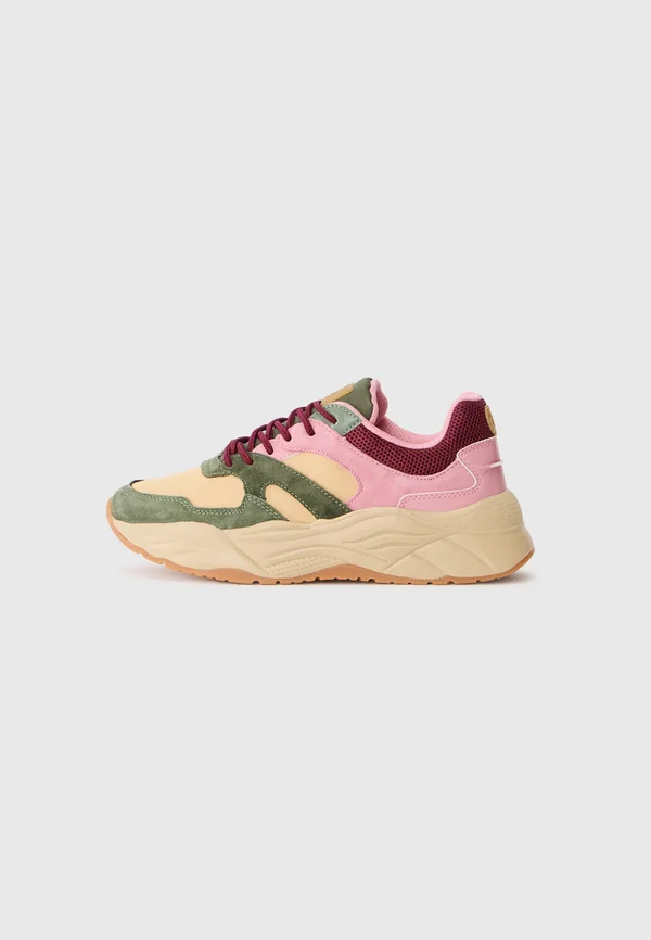 CELEST - Sneaker low - green/cream