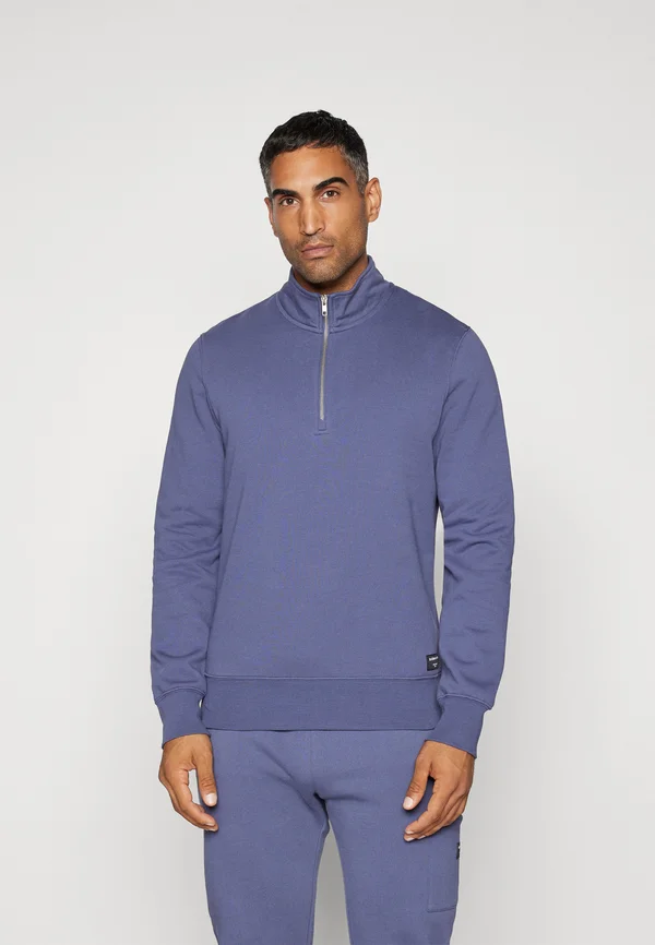 CENTRE HALF ZIP - Sweatshirt - nightshadow blue