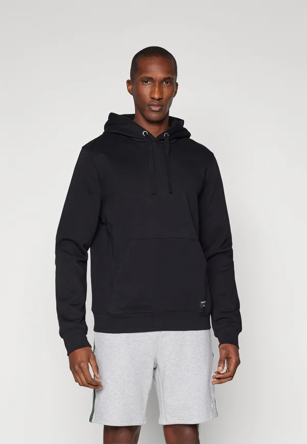 CENTRE HOODIE - Kapuzenpullover - black beauty