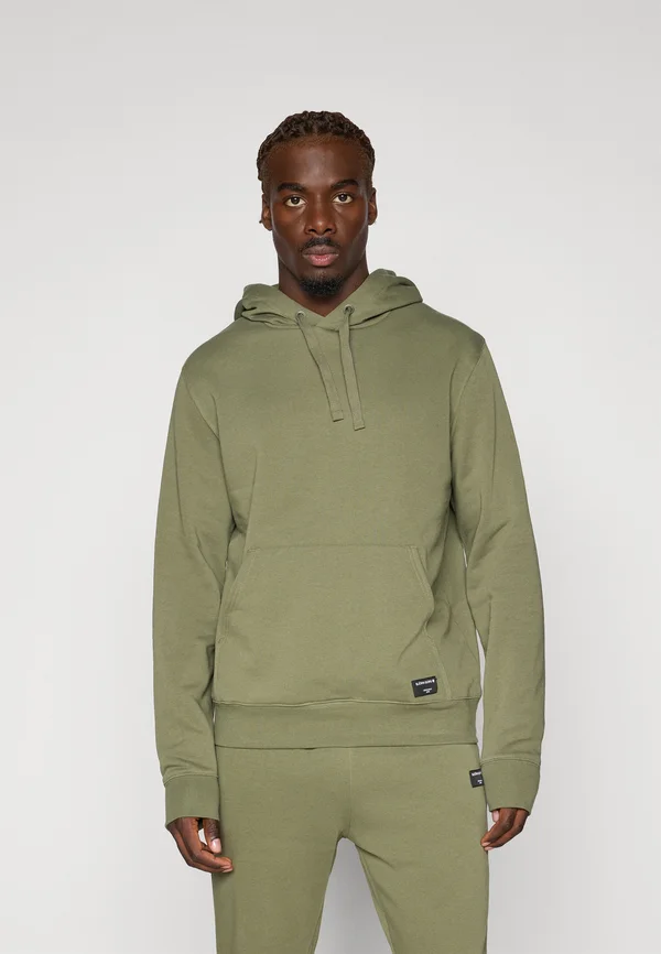CENTRE HOODIE - Kapuzenpullover - dusty olive