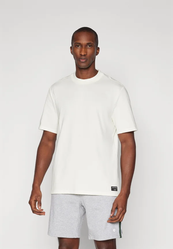 CENTRE MOCK NECK - T-Shirt basic - egret