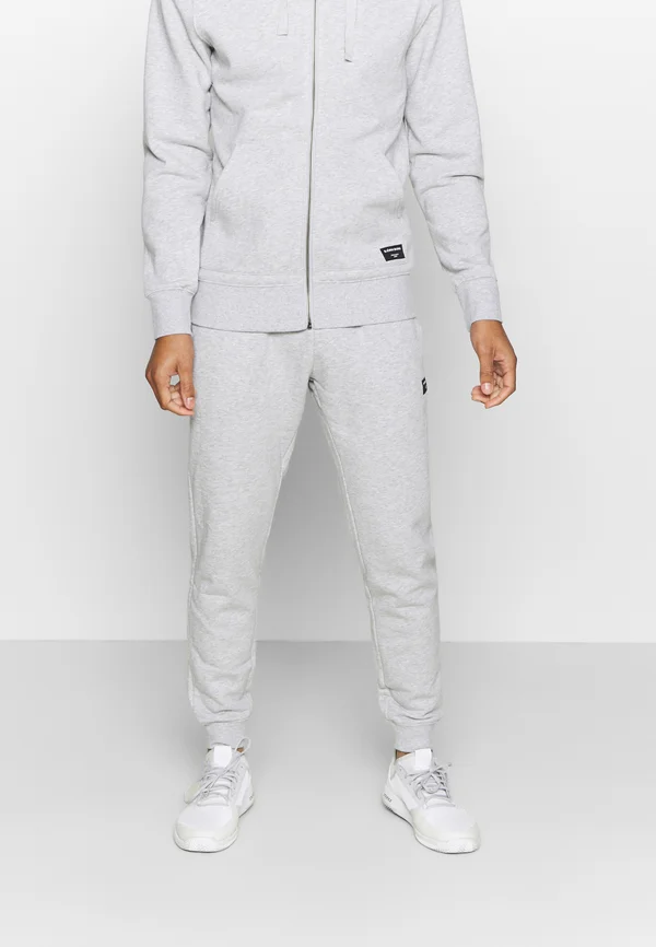 CENTRE TAPERED PANTS - Jogginghose - light grey melange