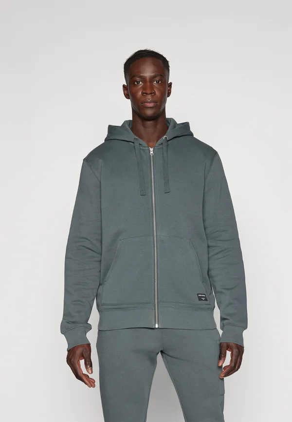 CENTRE ZIP HOODIE - Sweatjacke - urban chic