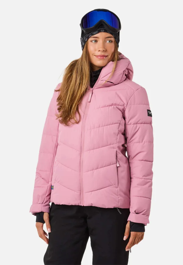 CERVINIA PUFFER W - Skijacke - dusty rose