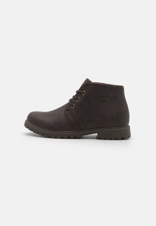 CESANE MID - Schnürstiefelette - coffee bean/taupe gray