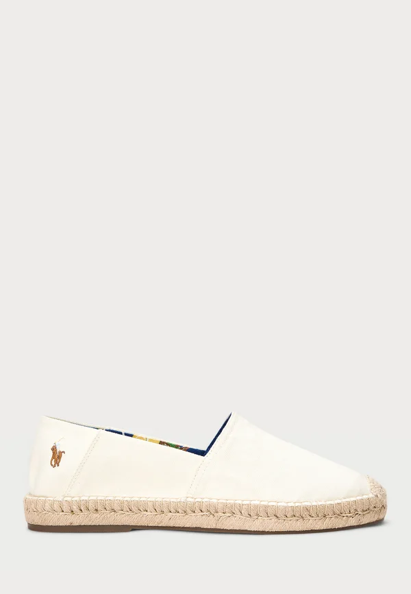 CEVIO WASHED CANVAS ESPADRILLE - Espadrille - cream