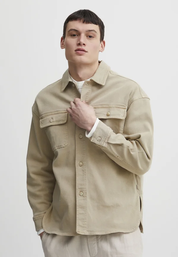 CF 0083 LS OVERSHIRT - Leichte Jacke - chateau gray
