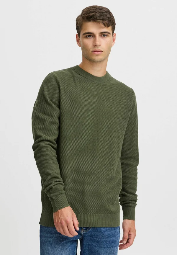 CFKARL 0160 structured crew neck knit - Strickpullover - deep depths
