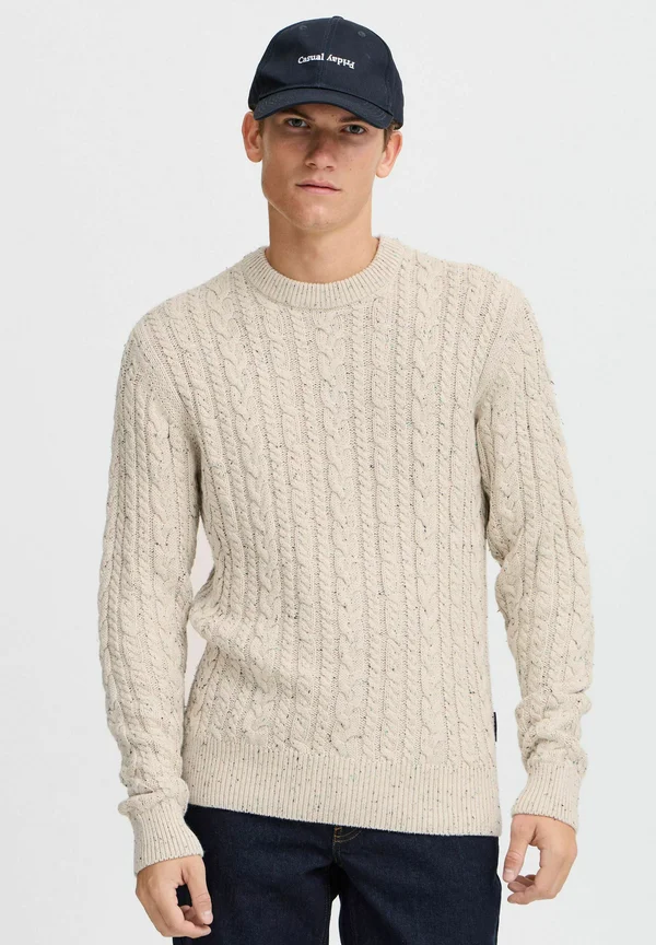 CFKARL CABLE CREW NECK KNIT - Strickpullover - rainy day