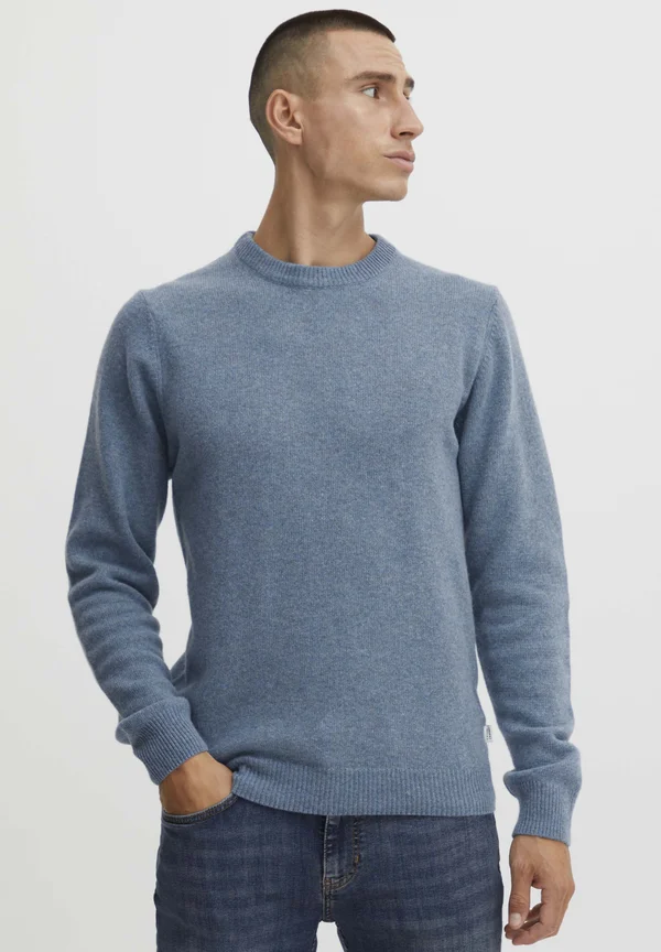 CFKARL CREW NECK BOUNTY KNIT - Strickpullover - true navy melange