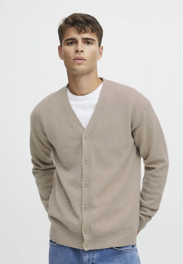 CFKARL - Strickjacke - silver mink melange